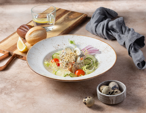 Салат "Столичный" с курицей 220 г