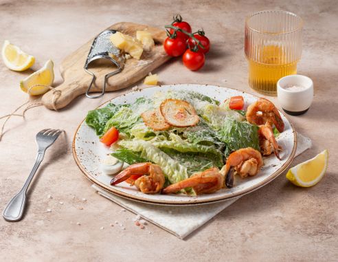 Цезарь с креветками 220 г