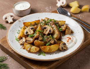 Картофель с шампинонами 250 г